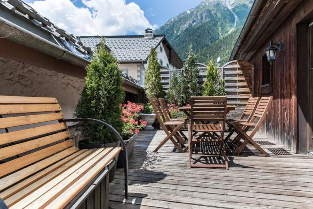 90M2 Hypercentre, Terrace, Next To Ski Lift Chamonix Extérieur photo