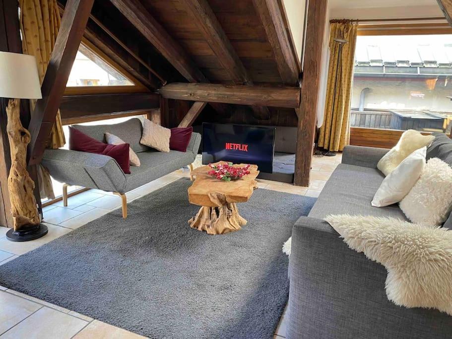 90M2 Hypercentre, Terrace, Next To Ski Lift Chamonix Extérieur photo